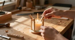 Grab Some Clothespins For This Elegant DIY Candle Holder Idea