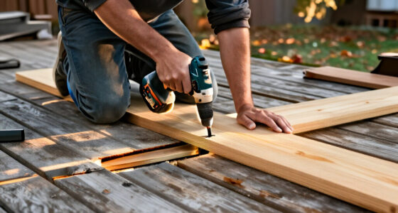 Replaced Some Rotten Deck Boards Today
