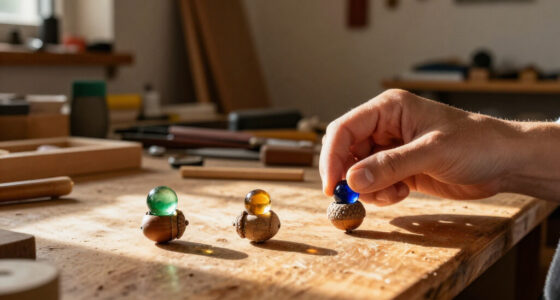 Reuse Acorn Tops And Old Marbles For A Satisfying Home Decor DIY Your Guests Will Adore