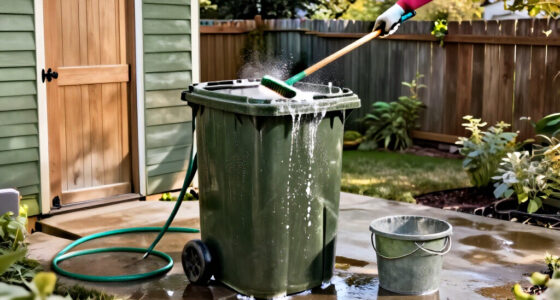 Smelling Your Garbage Cans? The Underrated Trick To Give Them A Deep Clean