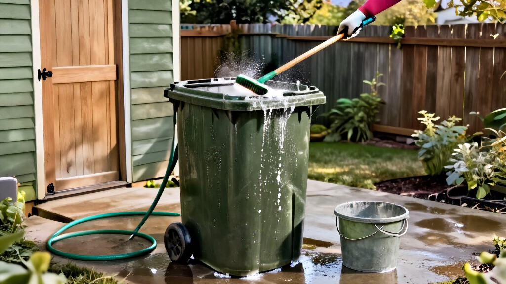 Smelling Your Garbage Cans? The Underrated Trick To Give Them A Deep Clean