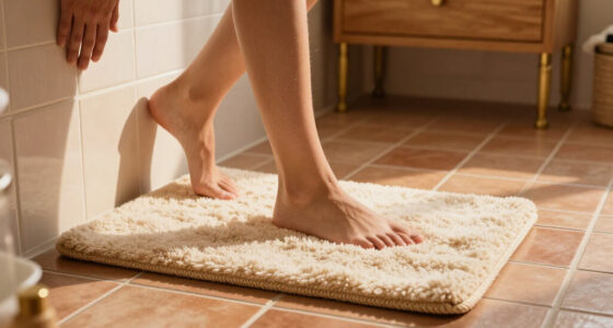 This Flat And Plush Bath Mat Might Be The Best One I’ve Tried (It’s The Best Of Both Worlds)