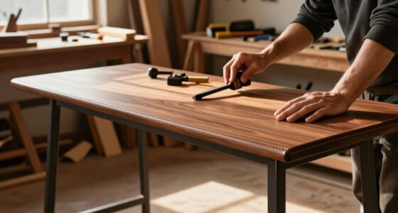 Walnut And Leather Meet At The Seams Of Eureka Ergonomic’s Arundel Collection